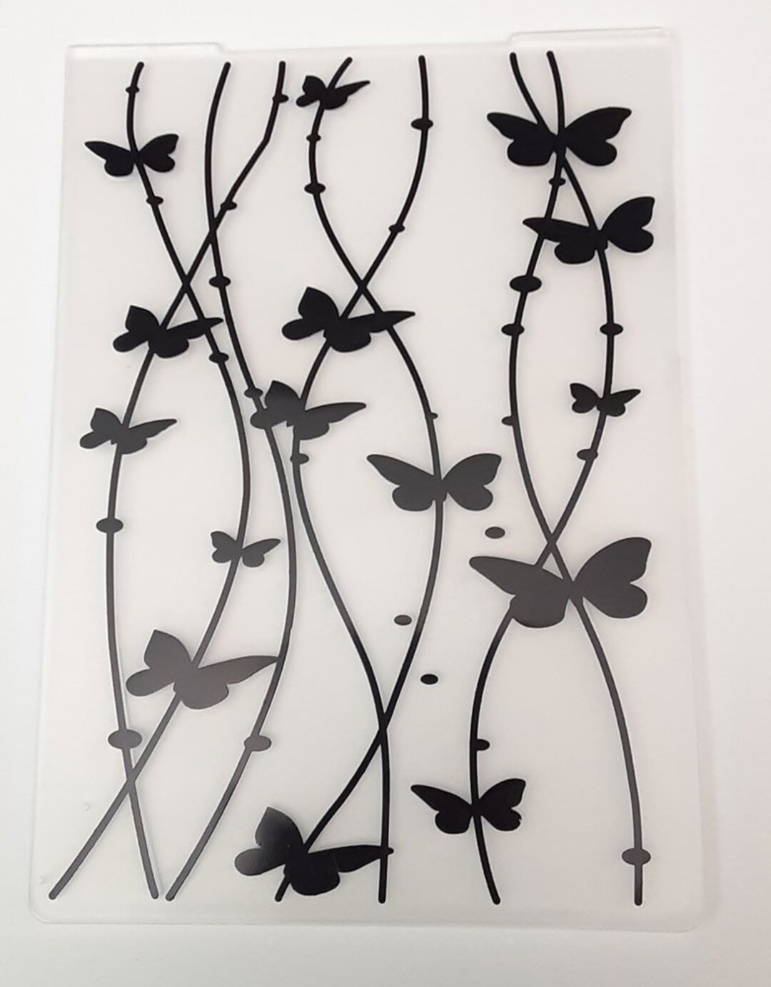 A2 Butterfly Vines Embossing Folder - Etsy