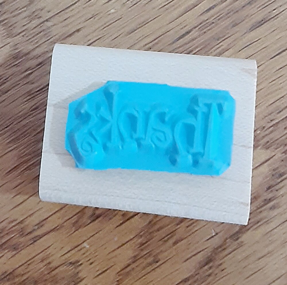 Thanks Rubber Stamp Retired From Stampin Up - Etsy