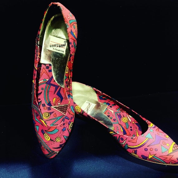 True 80’s Retro Pink Flats - What’s What Kenneth