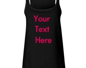 Custom Tank Top - Personalized Cotton Tanks