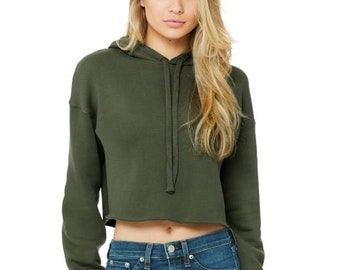crop top hoodie jacket