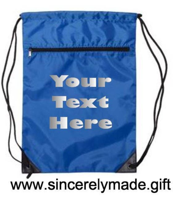 drawstring nylon bag