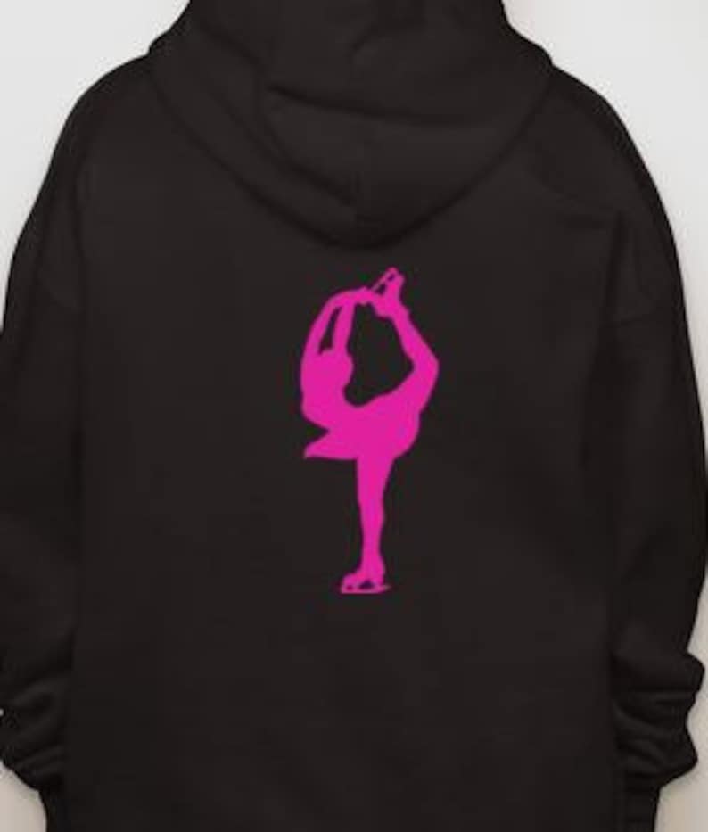 Ice Skating Hoodie Ice Skating Custom Hoodie Etsy