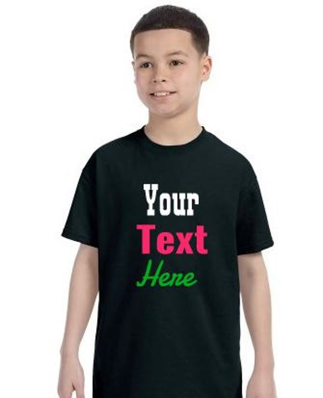 Custom Kids Shirts Custom Kids Clothes Personalized Tee Etsy