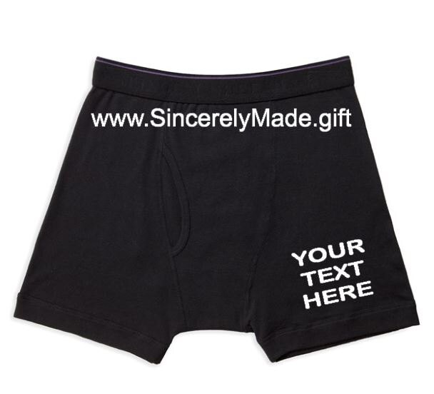 Custom Boxer Briefs for Men Personalized Boxers Design Etsy