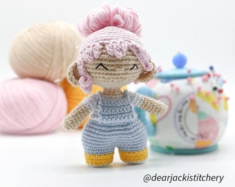 Teensie: Lottie Dottie Doll Crochet PDF Pattern