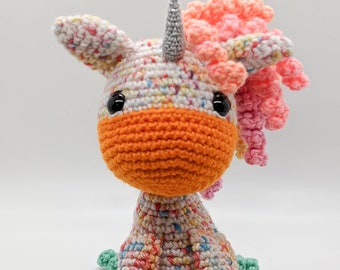 Fairlee the Unicorn Crochet PDF Pattern