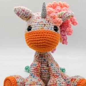 Fairlee the Unicorn Crochet PDF Pattern