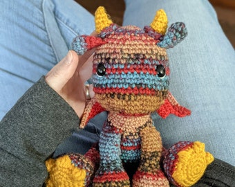 Juniper the Dragon Crochet Pattern PDF