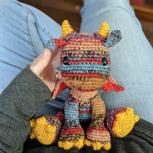 Juniper the Dragon Crochet Pattern PDF