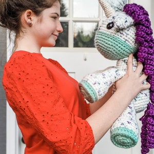 BIG Fairlee the Unicorn Crochet Pattern PDF image 3