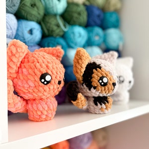 Jinxx the Tiny Kätzchen: Katzen Häkelanleitung / Squishy Kitty / Amigurumi Katzen Häkelanleitung / Sofort Download Anleitung / englische PDF Anleitung