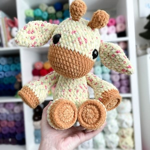 Lionel the Giraffe: Crochet Giraffe Pattern / Giraffe Plushie / Amigurumi Giraffe Pattern / Instant Download Pattern / English PDF Pattern image 2