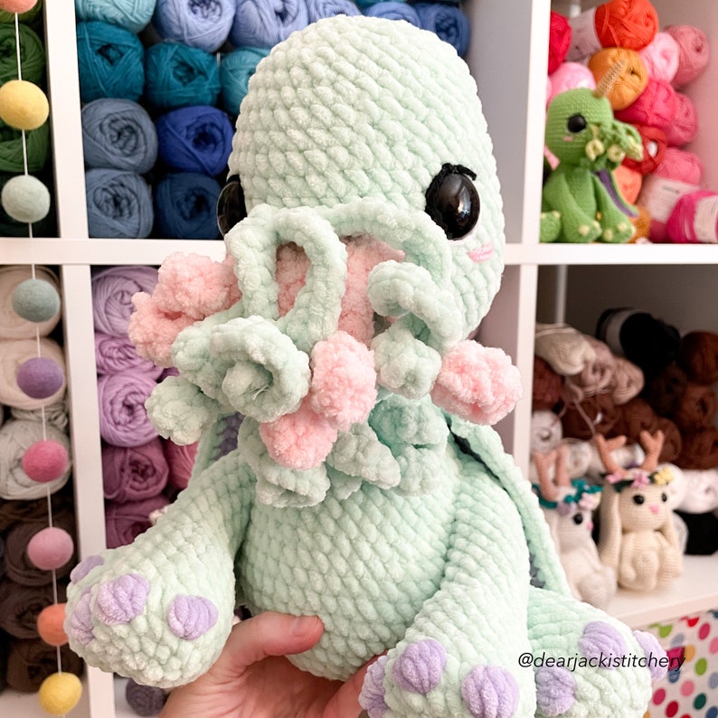 Eldritch Cthulhucorn Crochet Pattern: Amigurumi Monster (PDF Pattern ...