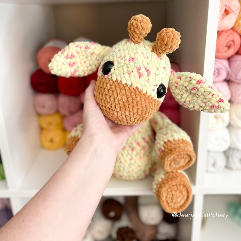 Lionel the Giraffe: Crochet Giraffe Pattern / Giraffe Plushie / Amigurumi Giraffe Pattern / Instant Download Pattern / English PDF Pattern image 4