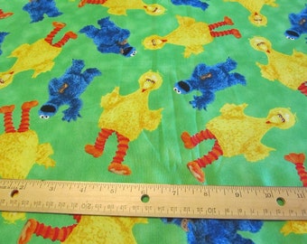 Birds on blue cotton jersey,knit fabric,150 wide 200gsm sold 1//2 and 1m