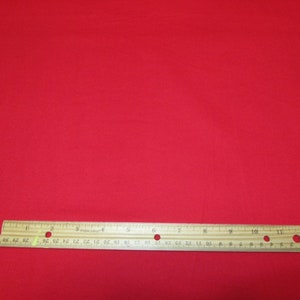 Solid Red Flannel Fabric By The Yard