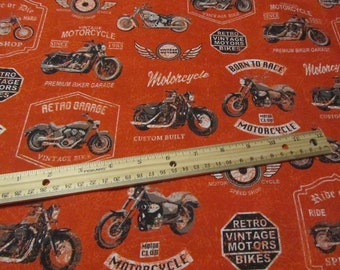 Motorcycle Fabric - Etsy