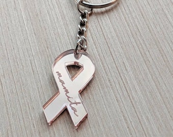 Personalisierte Brustkrebs Schlüsselanhänger, rosa Band Schlüsselanhänger, Brustkrebs Schlüsselanhänger, personalisierte Brustkrebs Schlüsselanhänger, Oktober Keychiain,