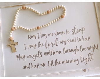 Handcrafted Wood Rosary - Personalized Catholic Gift