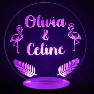 Personalized Night Light, Kids Room Light, Children&#39;s Light, Boys Night Light, Girls Night Light, Custom Nightlight, Kids Room Lamp