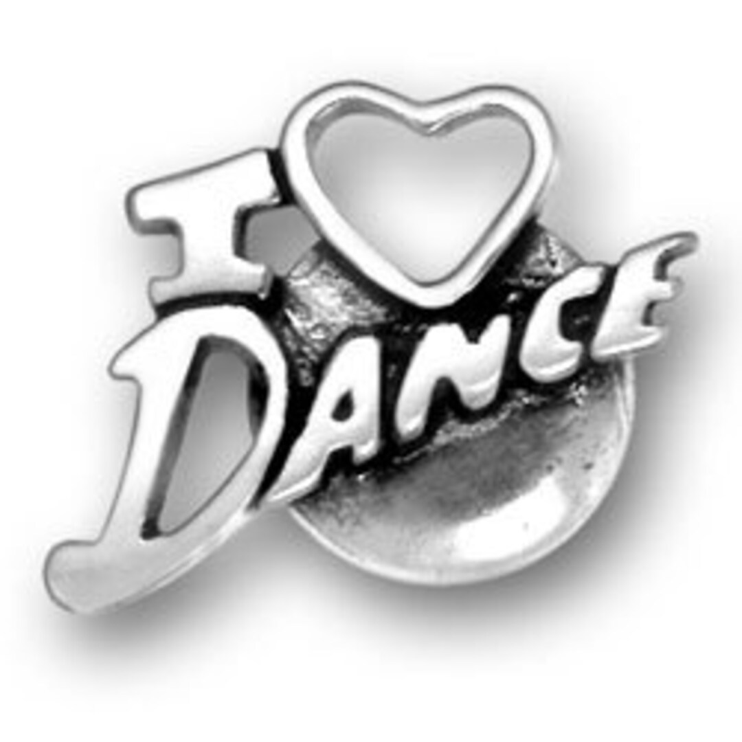 I Love Dance Charm Dance Charms Dance Jewelry Ballet Etsy