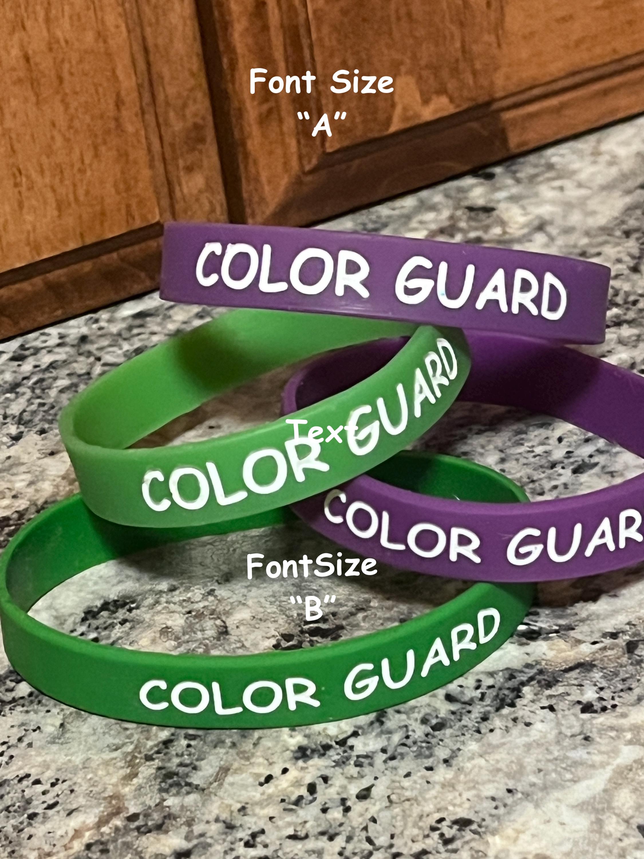 Colorguard Bracelet,color Guard,flag Corps,marching Band,color Guard ...