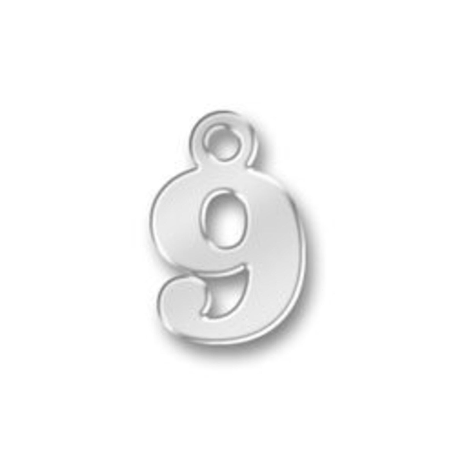 Sterling Silver Number Charms Numeral Charms Number Jewelry Etsy