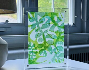 Luminous Botanical Gel Print, Modern Wall Art - multiple versions