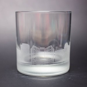 Verre à cocktail Las Vegas Nevada Skyline - personnalisation gratuite - cadeau pour amateur de whisky - souvenir de voyageur urbain - carte barware - verre à roche