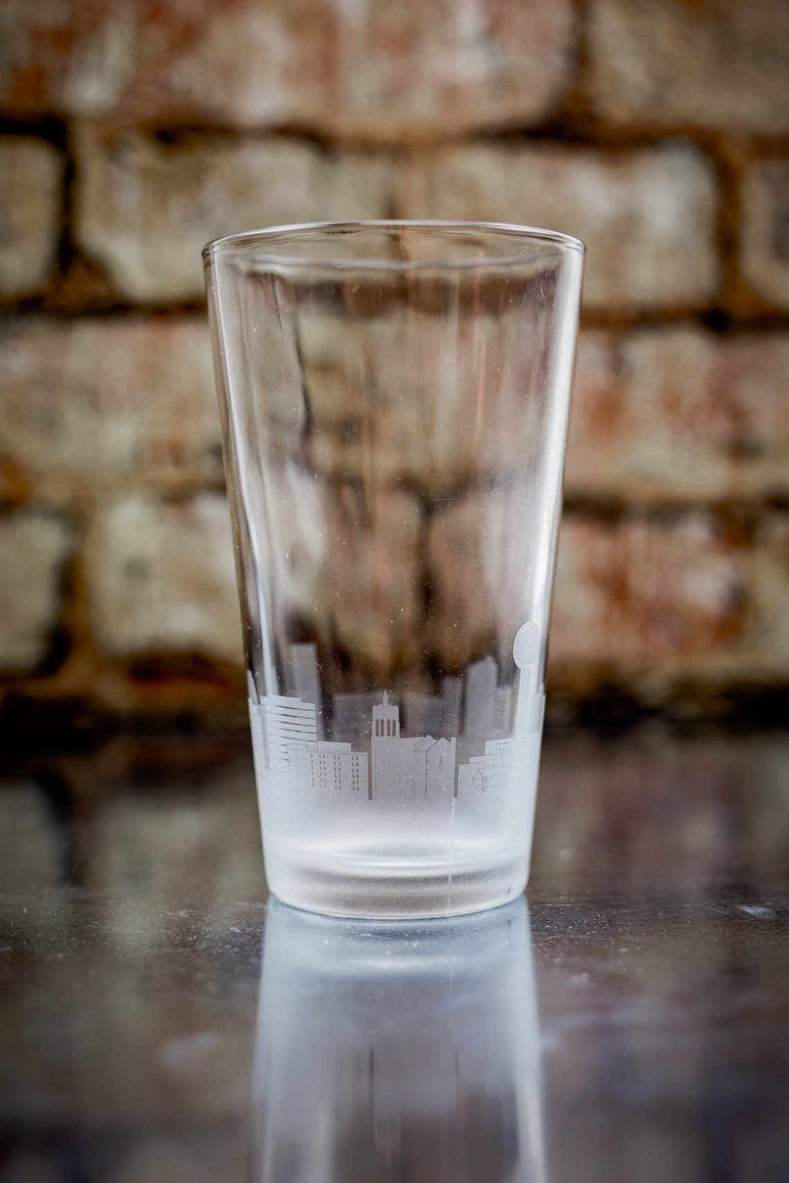 Knoxville Skyline Pint Glass Knoxville Beer Glass Etched Etsy
