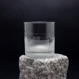 Le Cap, Afrique du Sud, verre à cocktail Skyline - personnalisation gratuite - cadeau pour amateur de whisky - souvenir de voyageur urbain - carte Barware - verre à whisky