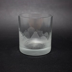Verre à cocktail Delhi Inde Skyline - Personnalisation GRATUITE - Cadeau pour amateur de whisky - Souvenir de voyageur urbain - Carte de bar - Verre à roche