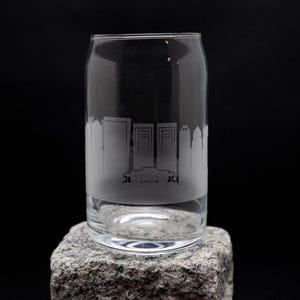 Honolulu Hawaii Skyline Glasdose - Eiskaffeetasse - Home Coffee Bar Essential - KOSTENLOSE Peronalisierung - Urban Wahrzeichen Map Souvenir