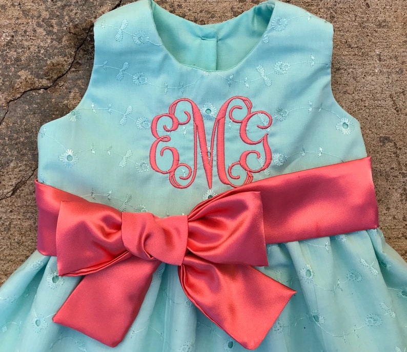 Matching Easter dresses Sister outfits Colorful Eyelet Etsy