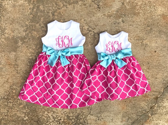 matching little girl dresses