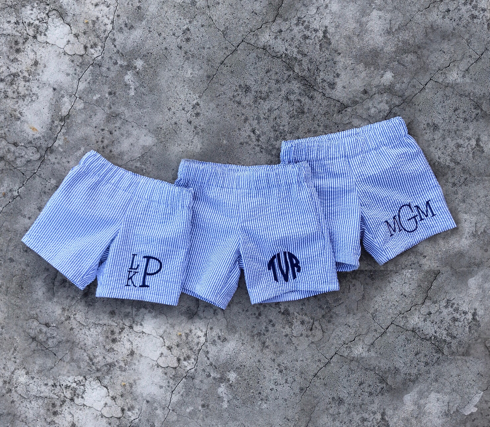 Little Boy Clothes Monogrammed Seersucker Shorts Baby Boy - Etsy