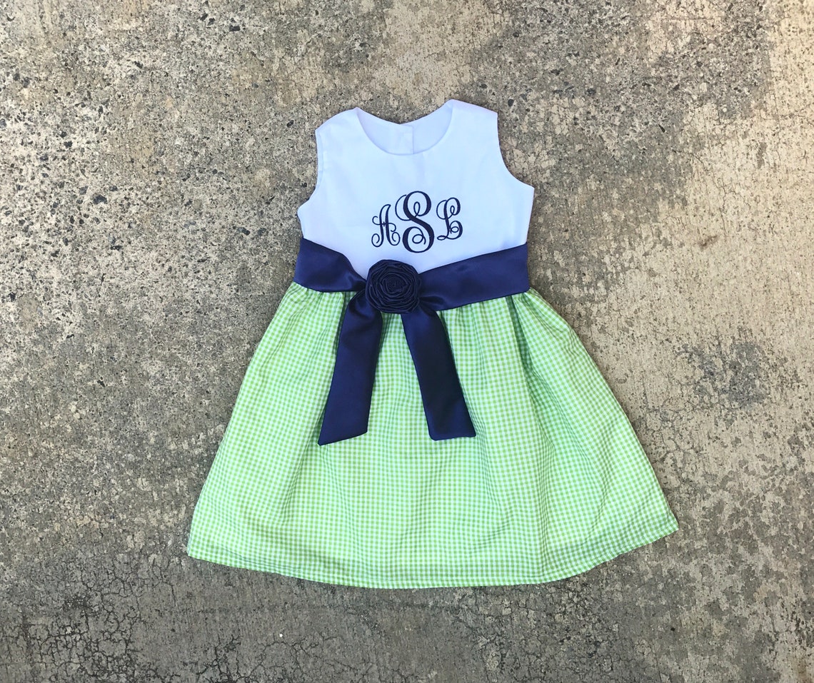 Little Girl Fall Dress Baby Family Picture Outfit Lime Etsy