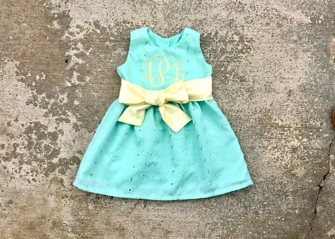 Matching Sister Dresses Monogrammed Twin Outfits Matching Etsy