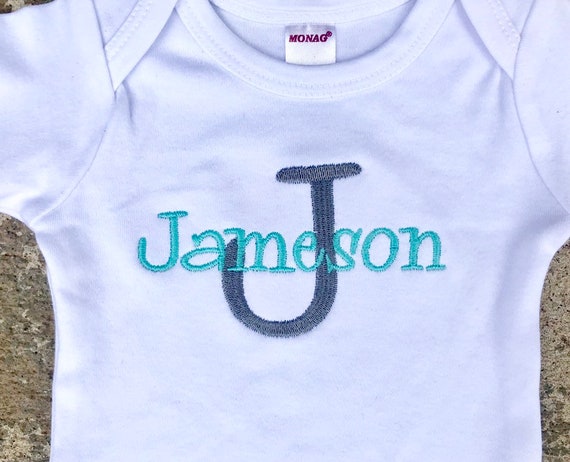 mint green baby boy outfit