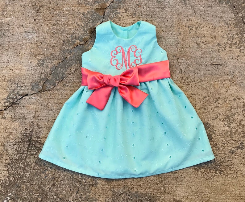 Matching Easter dresses Sister outfits Colorful Eyelet Etsy