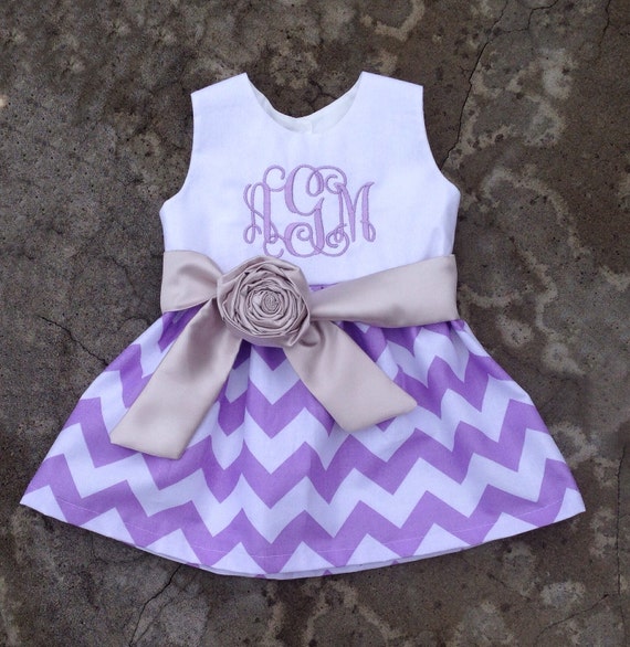 purple infant dress