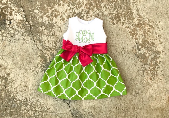 monogram girl clothes