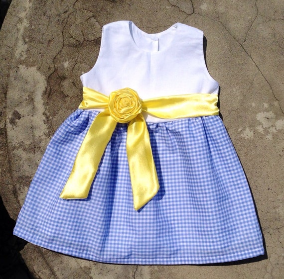 Items similar to Toddler girl clothes, baby girl dresses, blue and