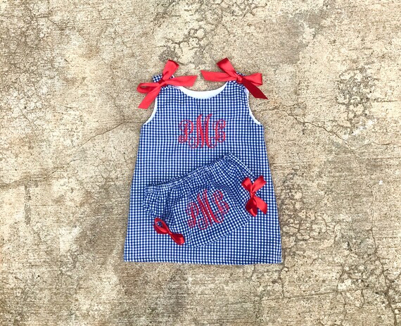 monogrammed newborn girl outfit