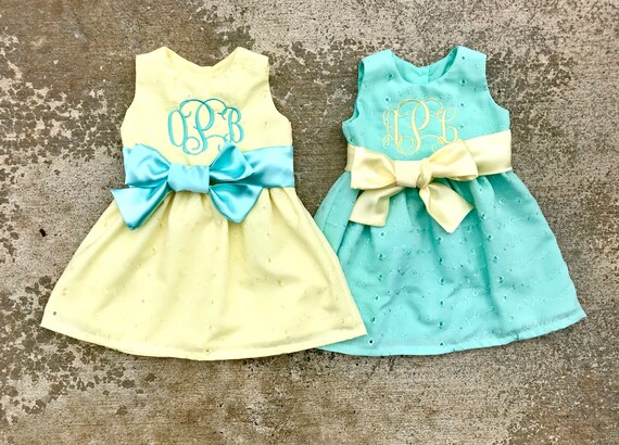 matching sibling dresses