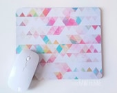 Geometric Mouse Pad / Mousepad / Personalized Mouse Pad / Office Desk Accessories