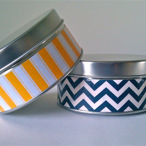 Round Tin Box - Set of 2