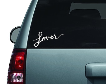 LOVER - Swiftie design vinyl decal sticker mirror water bottle sticker car window - DECAL ONLY
