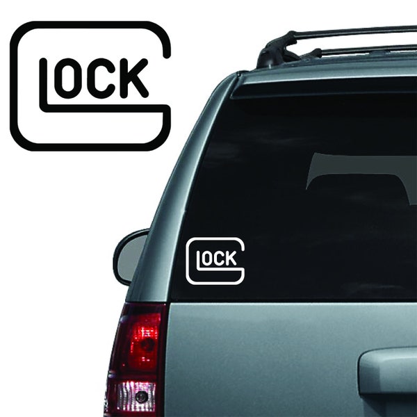 GLOCK - logo vinyl decal sticker - multiple colors - Free Shipping